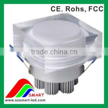 HOT SALE led ceiling down light in crystal cover