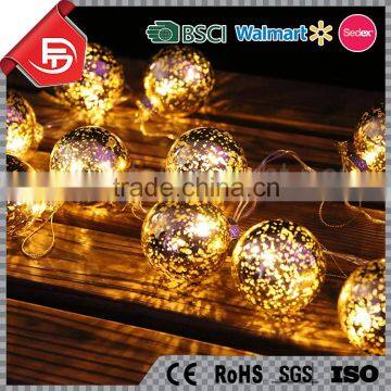 TZFEITIAN high quality party wedding Christmas decor snow ball micro led copper wire string lights