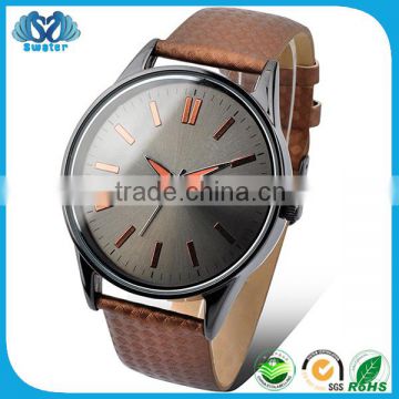 Alibaba Online Shopping Men Leather Strap 60Mm Watches