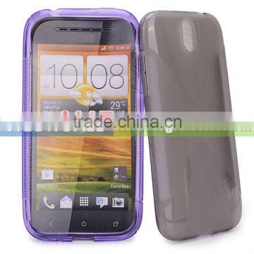 New Phone TPU Protective Skin Cover Case For HTC 608T