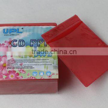 Top quality U-PP10 dvd sleeves transparent dvd PP bags