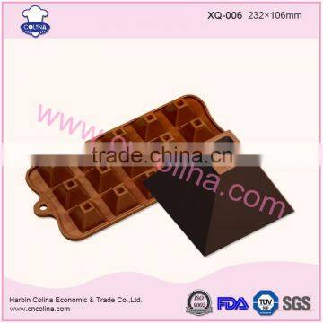 Trapezoid shape silicone cake decorating baking tools chocolate mould