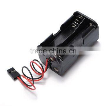 Battery Box Of Receiver Holder Case 4 AA RC Model 6v with Servo Plug