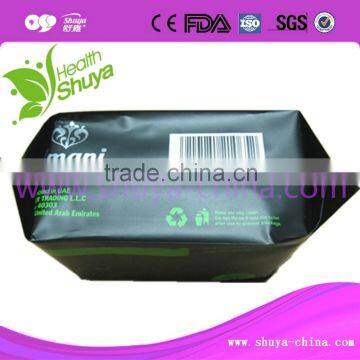 Ultra thin soft cotton feminine day use sanitary napkins