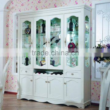 White Modern Wine Cabinet