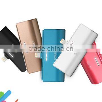 Shenzhen Factory 2600mAh Wireless Mini Tail Plug Power Bank External Portable Battery Power Bank Charger For IPhone and Samsung photo-3