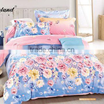 Cotton Queen Bed Sheet Set 4 Piece Bedding Set Fitted Sheet and 2 Pillow Cases- Breathable, Cozy & Comfortable