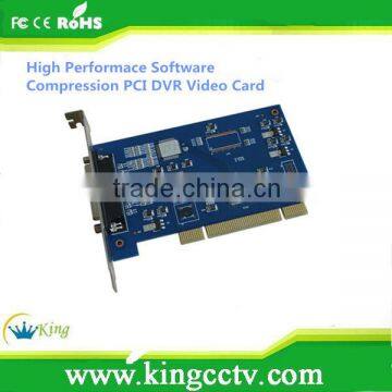 16 channels video and audio CIF(real time) dvr card HK-816S