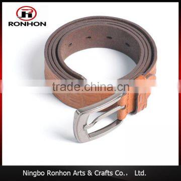 Yellow Design Men Waist Belt, High-quality Leather belt