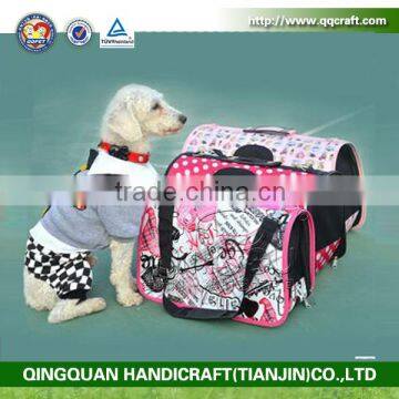 Fashion colorful pet carrier dog bag pet shoulder carrier bag