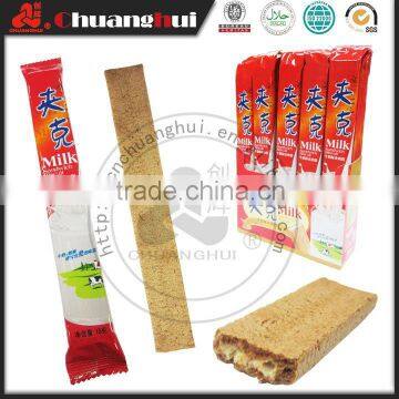 chocolate filled wafer Stick Rice Biscuit