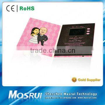 Hot Selling Video Wedding Invitation Card