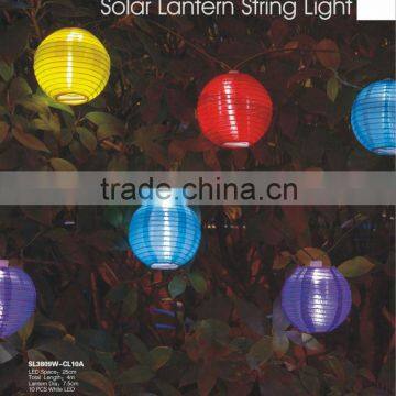 Solar string light with lantern