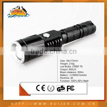 Professional Widely Used Durable Red Led Flashlight