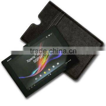 Good quality pu leather case for sony xperia tablet z