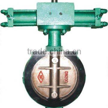 Hydraulic actuator Wafer/Flange Midline Butterfly Valve