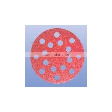 Velcro sanding disc with holes