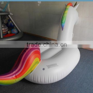 Giant Inflatable Unicorn Rainbow Pool Float /inflatable pool float