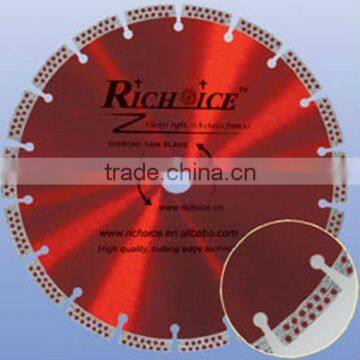 hiot pressed segment diamond saw blade for cutting marble & graint