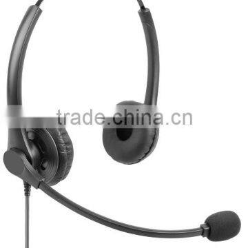 Call center USB headset , binaural earphone with mic