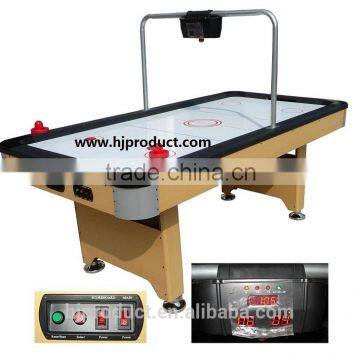 Factory price 7ft electronic scorer air powered hockey table ice hockey game table