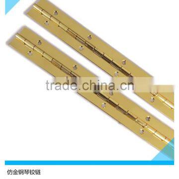 piano hinge ,plated brass piano hinge