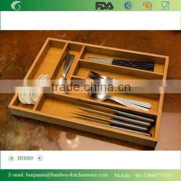 BH009/Exquisite Lightweight Bamboo Kitchen Storage Box