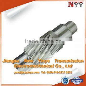 customized metal steel pinion shaft