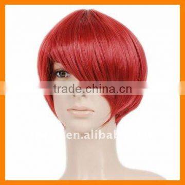 Fashion Cosplay Red 30CM Short DARK RED Wig