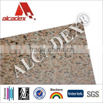 red granite gray granite finished aluminum composite panel acp