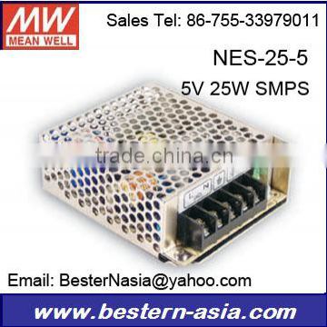 Meanwell NES-25-5 led power supply ul