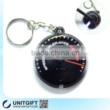 Soft rubber key chain