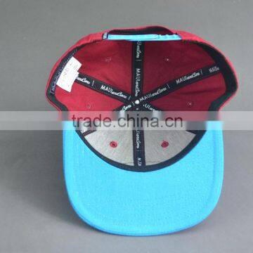 Custom 100% Cotton Twill 6-panel Snapback Cap With Woven Label photo-6