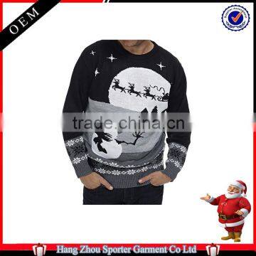 16FZCS33 Plus Size Christmas Sweater for Men Christmas Pullover Sweaters