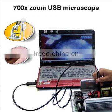 700X Mini Portable Diameter 10 Meter Digital USB Microscope Camera