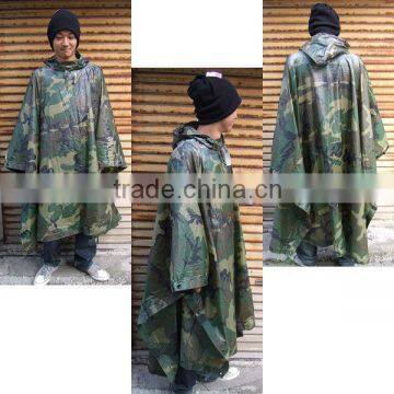 army rain poncho/camouflage poncho