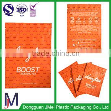 Aluminum Foil Material and 3 Side Seal Bags for Coffee Tea Snack Food Packaging photo-4