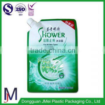 New Premium Food Grade Packaging Stand up Bag With Spout , Stand up Pouch With Spout Filling Machine