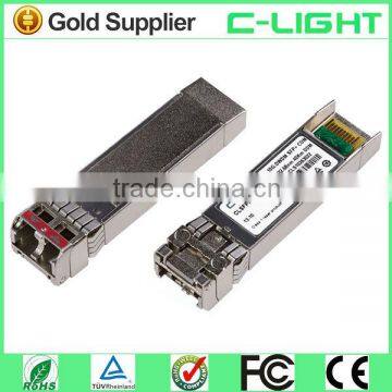 40km 10Gbase DWDM SFP + SMF Transceiver Optical Fiber Ethernet Module