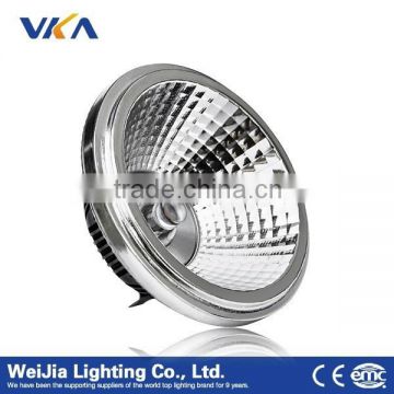 cob 10w 15w G5.3led spot light anti-glare reflector&lense dimmable 85Ra