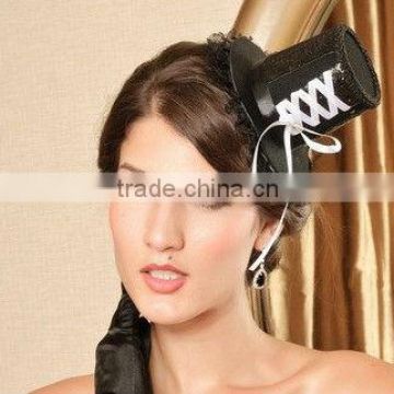 MYLOVE black fascinator party hat festival headwear MLGM036