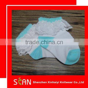 Kids Socks Manufacturers,OEM High Quality and Comfortable Cotton Lace Baby Socks