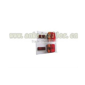 Trailer Tail Lamps Units Board With Two Lights