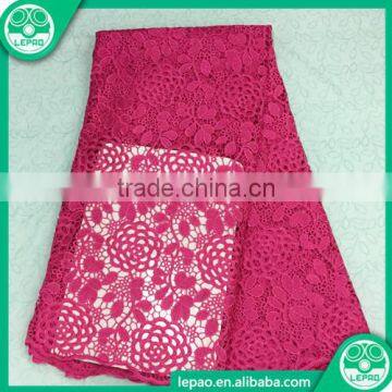 Wholesale High Quality African Heavy Swiss Guipue Lace Fabric Stores in China photo-5