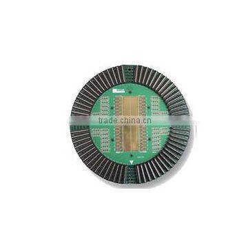 Single-sided White Solder Mask PCB with Minimum Hole Size of 0.5mm, Made of FR4