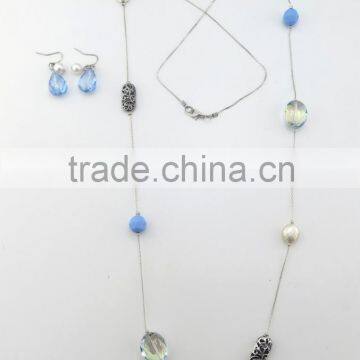 Newest design multi bead necklace set