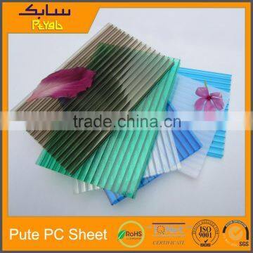 Transparent clear polycarbonate pc greenhouse glazing