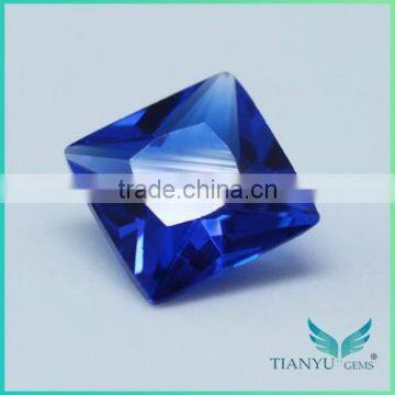10x10mm Princess Cut Synthetic Spinel Blue Spinel Price photo-4
