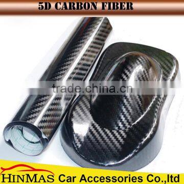 Hinmas hot sale colored car wrap vinyl,5D new design carbon fiber