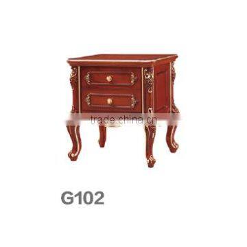 Classic Bedroom Furniture of Wood Carving Solid Wood Queen Bedroom Set photo-3